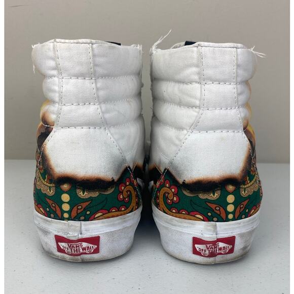 Men Vans SK8-HI Lightning Bolt Big Reveal paisley graphic skate sneakers, 12 - Picture 5 of 7